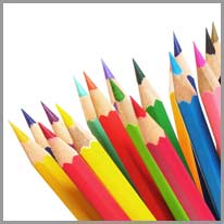 кольоровий олівець