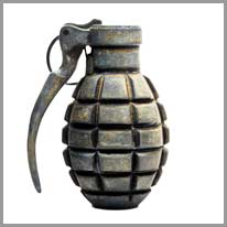 a granada de mão
