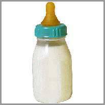 la botella de leche