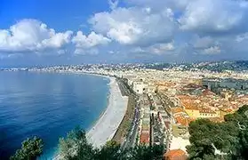 French is spoken in this place.