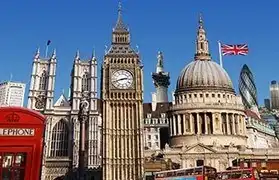 Places, Where English UK is spoken