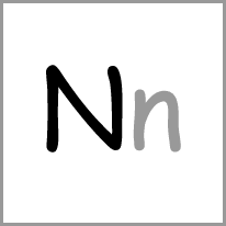 no - Alphabet Image