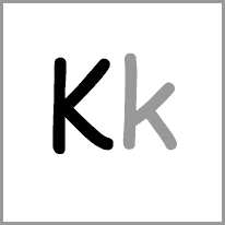 kk - Alphabet Image