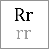 ro - Alphabet Image