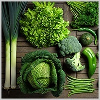 أخضر | الخضروات الخضراء