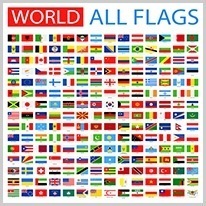 semua | Di sini Anda dapat melihat semua bendera dunia.