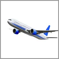 el avión de pasajeros