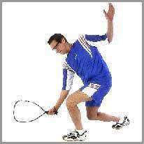 de squash-speler